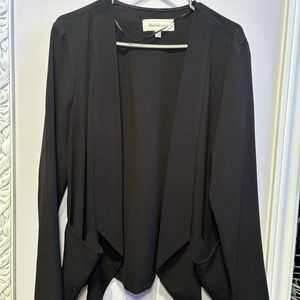Daniel Rainn Women's Elegant Open Black Casual Blazer